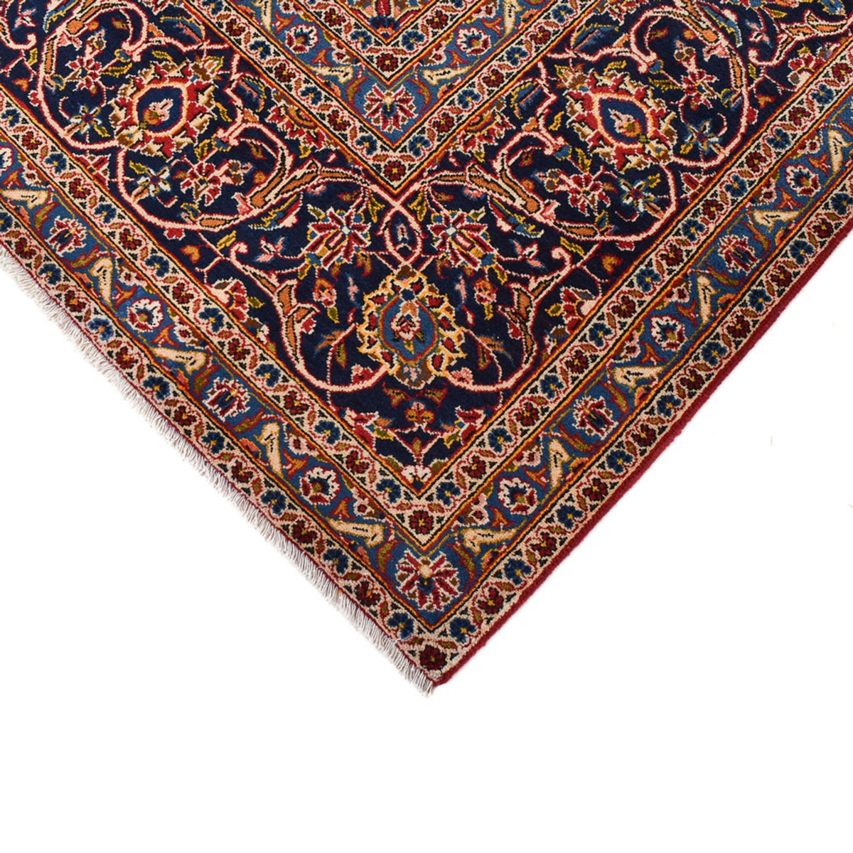 Alfombra persa - Keshan - 396 x 301 cm - rojo