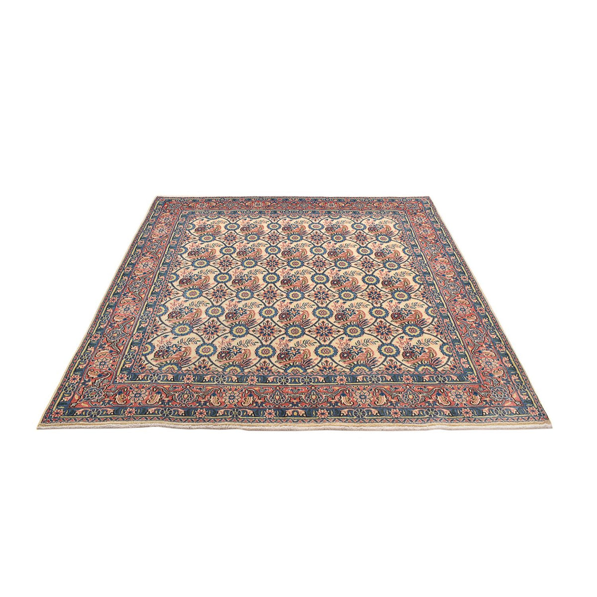 Alfombra persa - Keshan cuadrado - 192 x 195 cm - multicolor