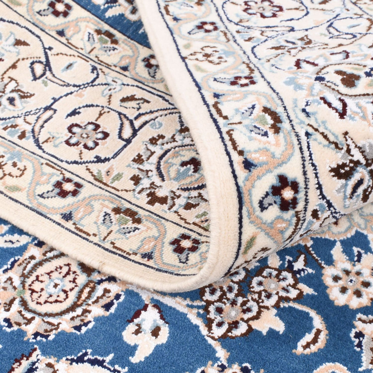 Alfombra Persa - Nain - Real - 199 x 149 cm - azul