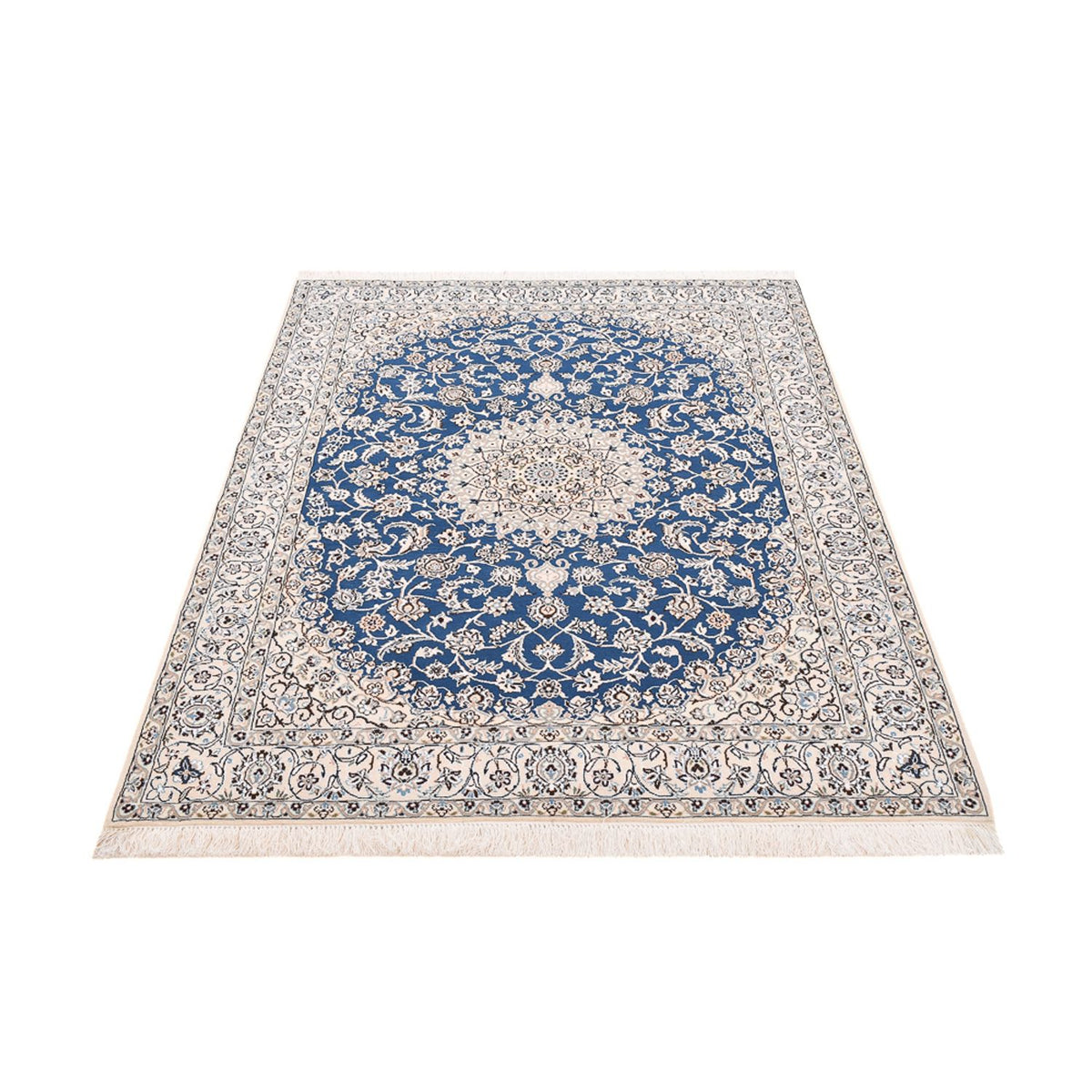 Alfombra Persa - Nain - Real - 199 x 149 cm - azul