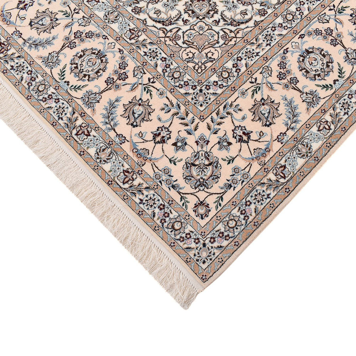 Alfombra Persa - Nain - Prima - 306 x 254 cm - azul oscuro