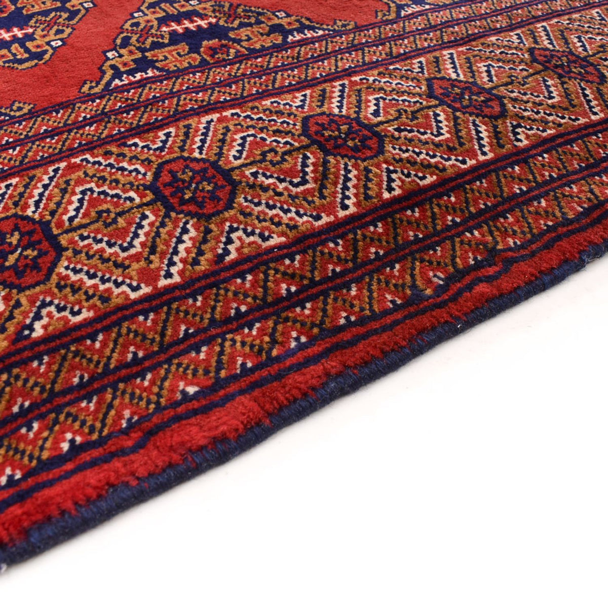Alfombra de pasillo Alfombra Turkaman - 377 x 104 cm - rojo oscuro