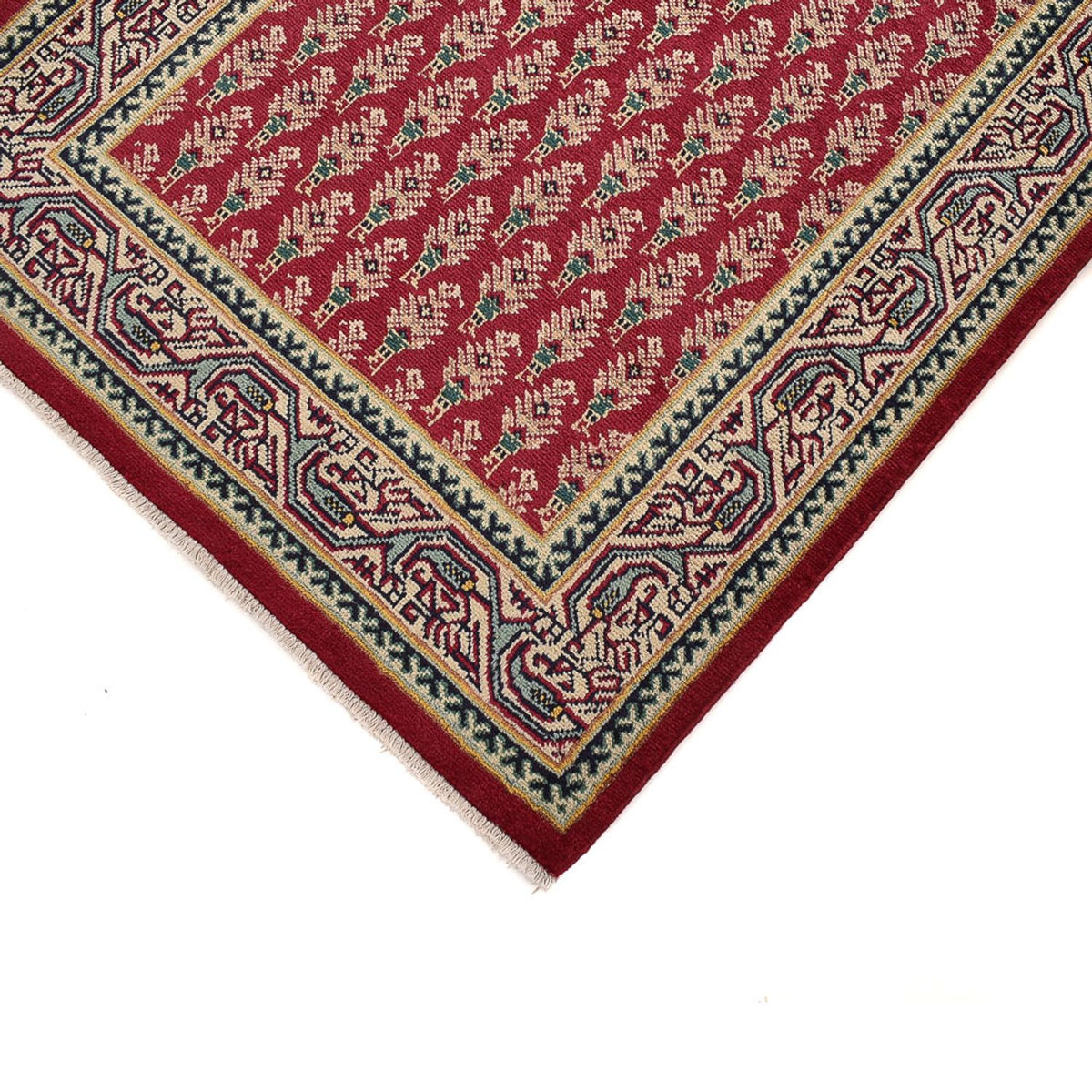 Alfombra de pasillo Alfombra persa - Tabriz - 478 x 99 cm - rojo