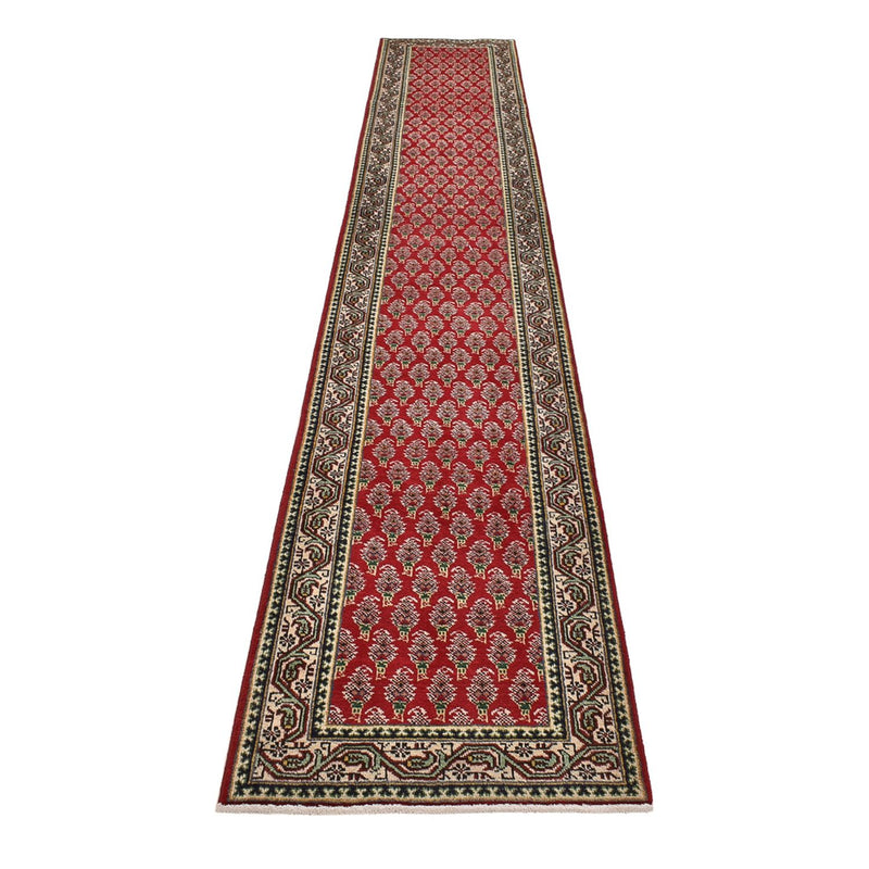 Alfombra de pasillo Alfombra persa - Tabriz - 460 x 73 cm - rojo