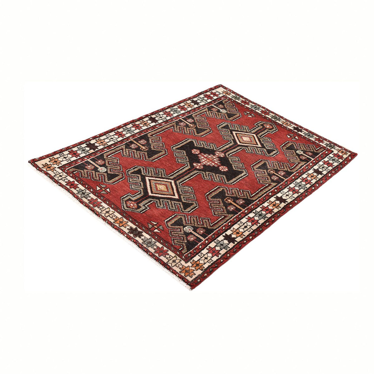 Alfombra persa - Nómada - 153 x 100 cm - rojo