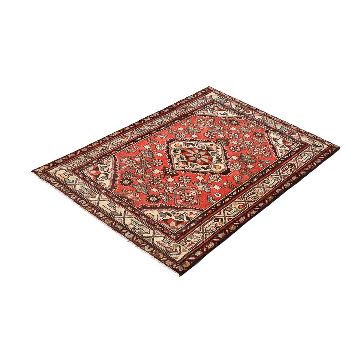 Alfombra persa - Nómada - 154 x 100 cm - rojo