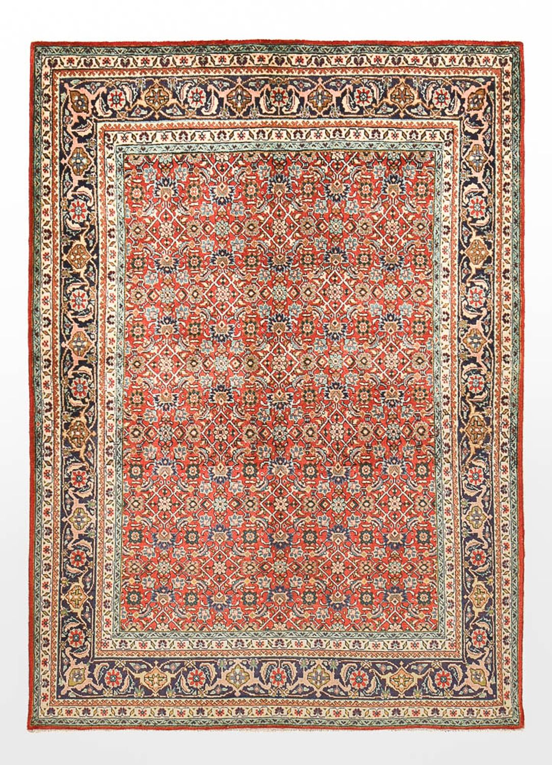 Alfombra persa - Tabriz - 200 x 141 cm - multicolor