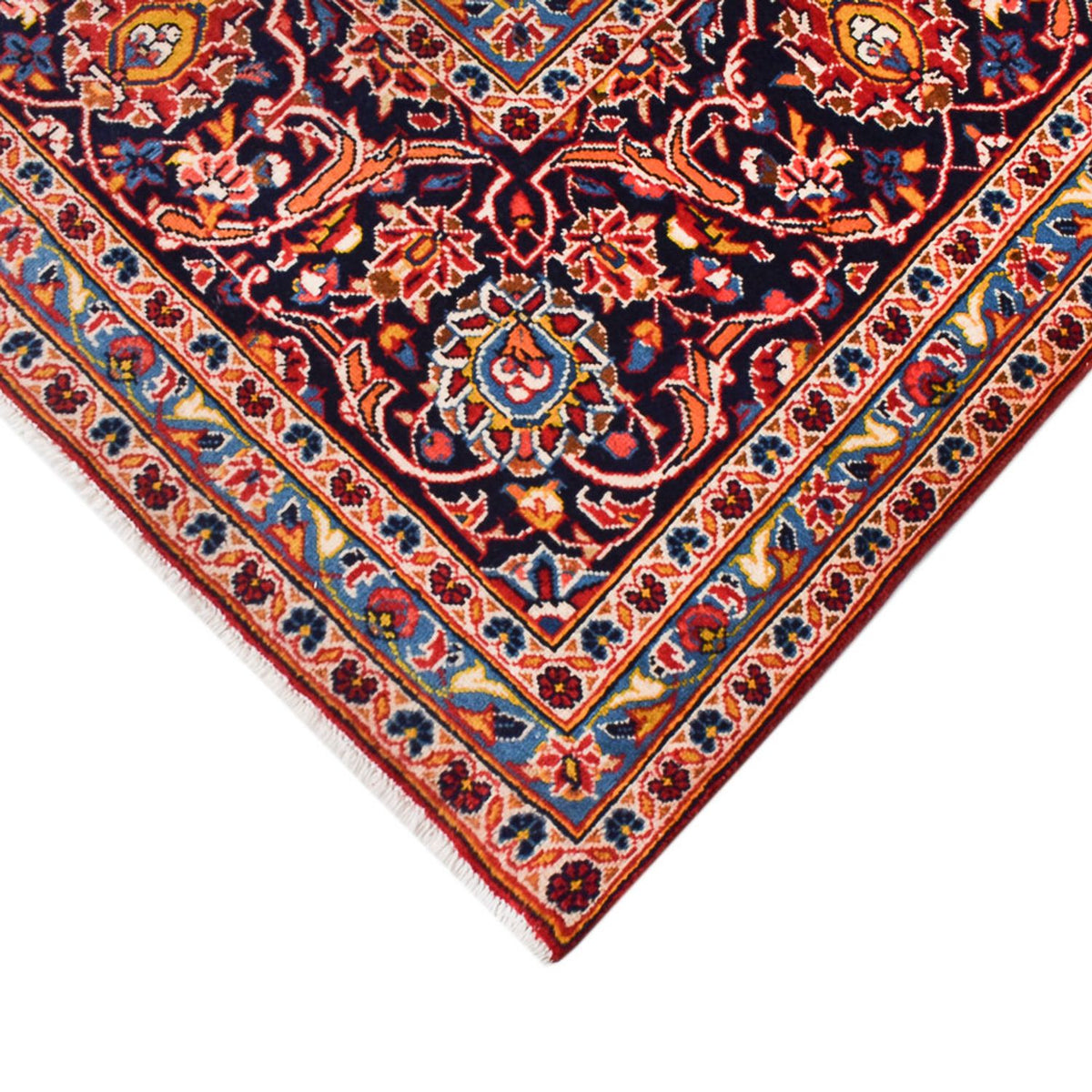 Alfombra persa - Keshan - 422 x 296 cm - rojo