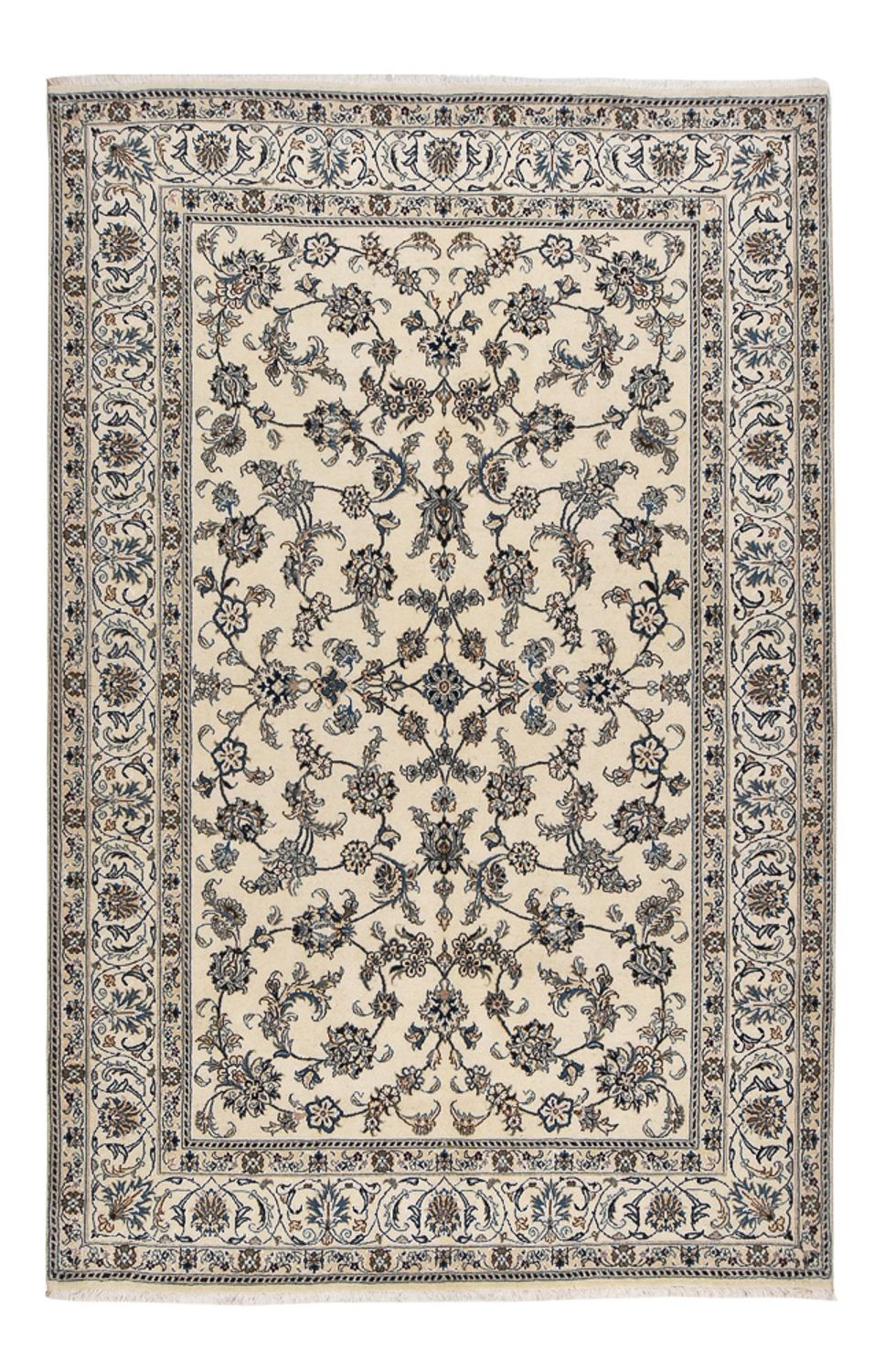 Alfombra persa - Nain - 301 x 195 cm - beige
