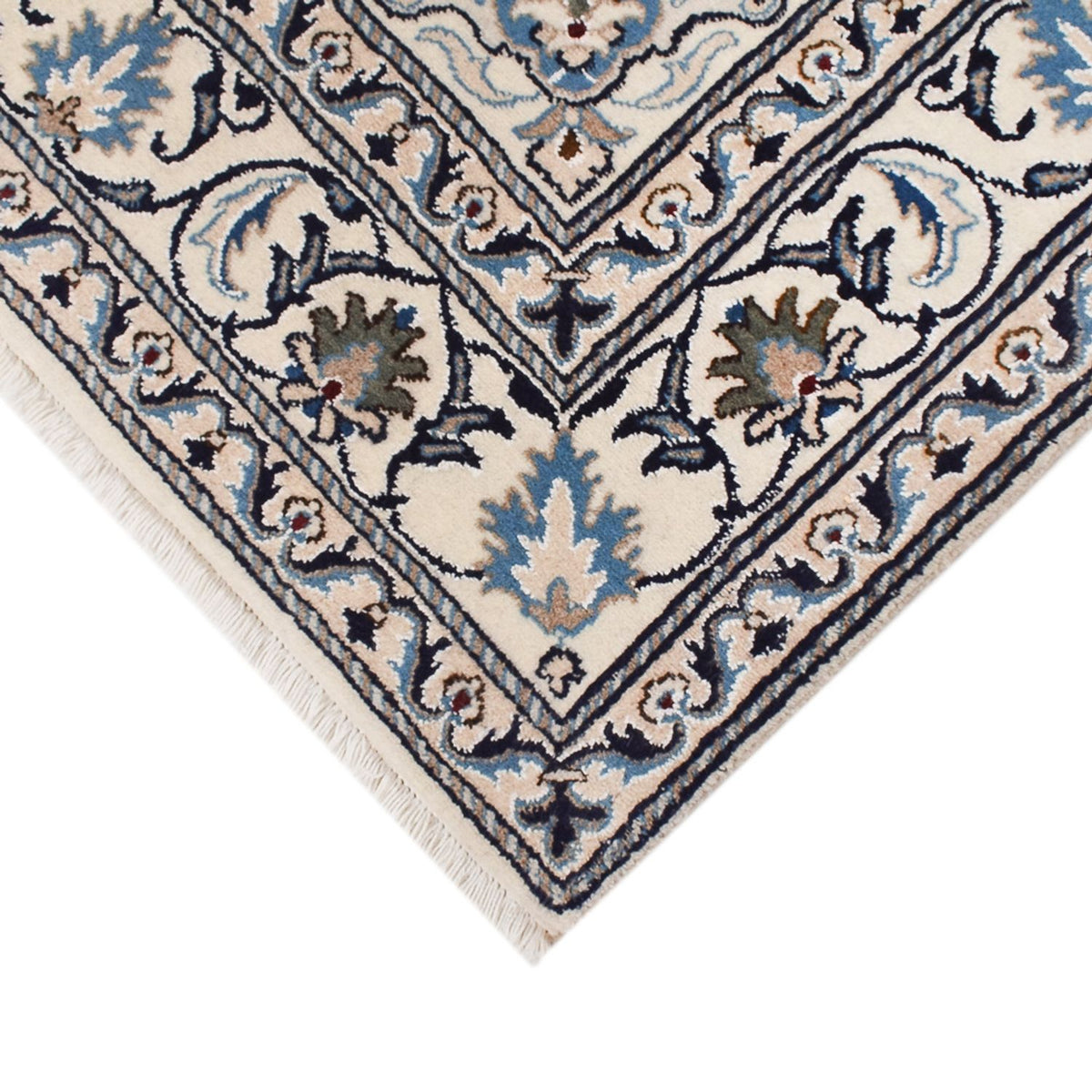 Alfombra persa - Nain - 202 x 146 cm - crema