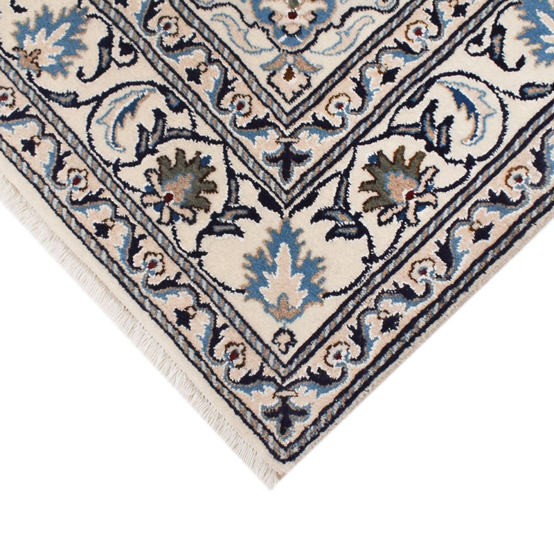 Alfombra persa - Nain - 202 x 146 cm - crema