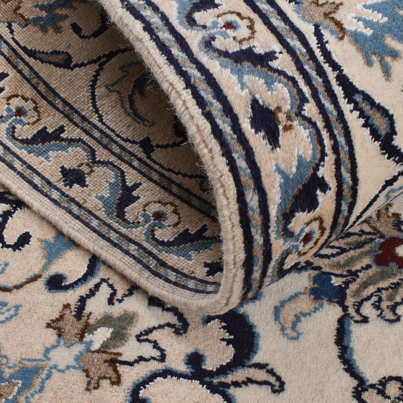 Alfombra persa - Nain - 202 x 146 cm - crema