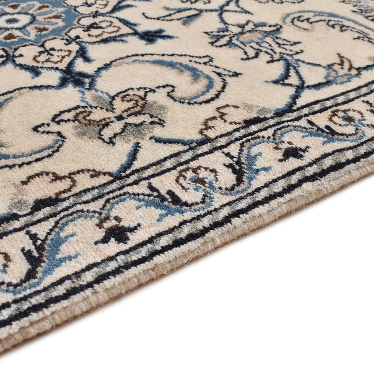 Alfombra persa - Nain - 137 x 69 cm - crema
