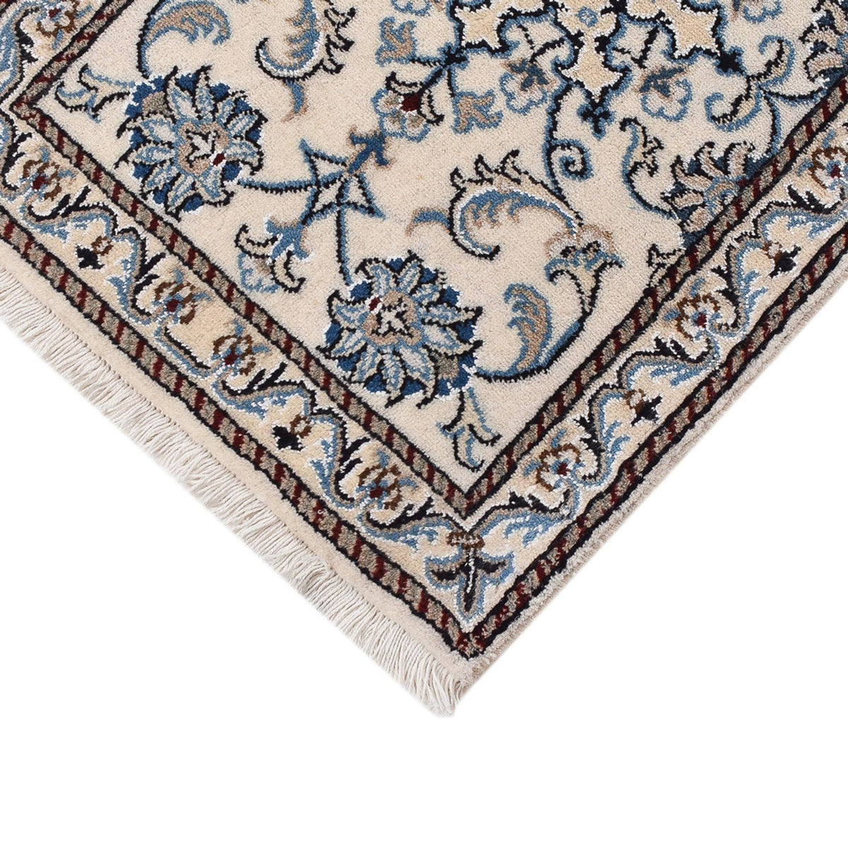 Alfombra persa - Nain - 85 x 56 cm - crema