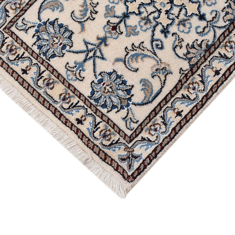 Alfombra persa - Nain - 85 x 56 cm - crema