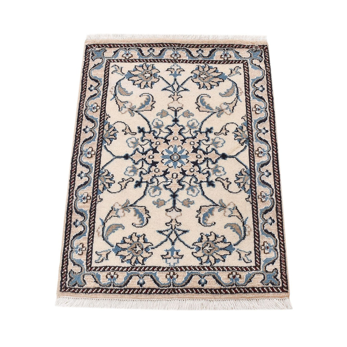Alfombra persa - Nain - 85 x 57 cm - crema