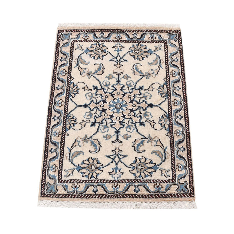 Alfombra persa - Nain - 85 x 57 cm - crema