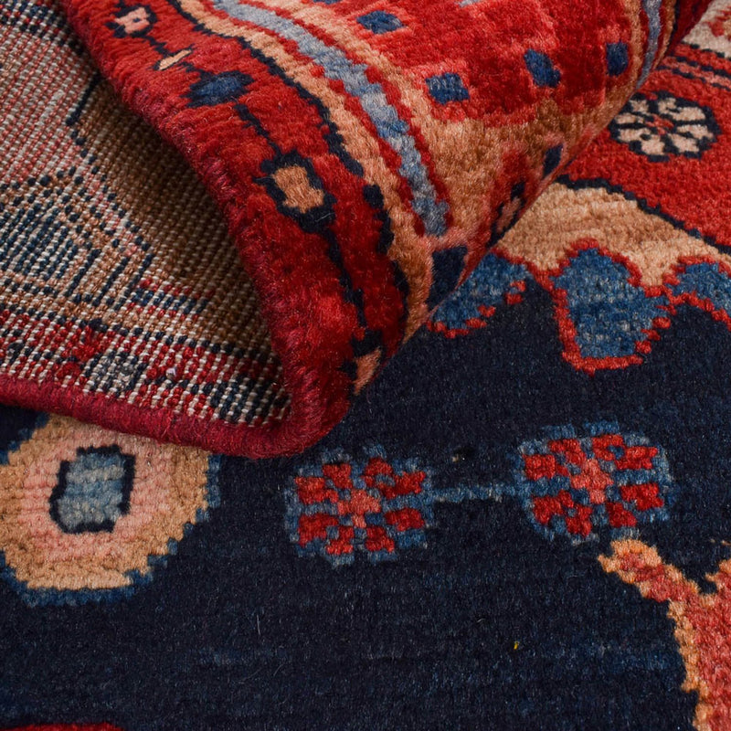 Alfombra persa - Nómada - 191 x 118 cm - azul oscuro