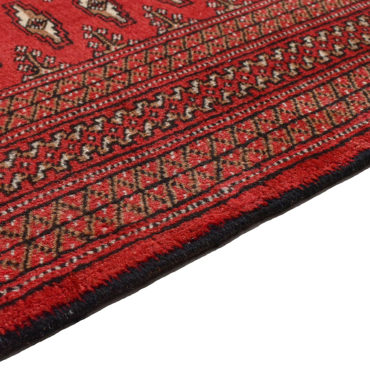 Alfombra Turkaman - 189 x 130 cm - rojo