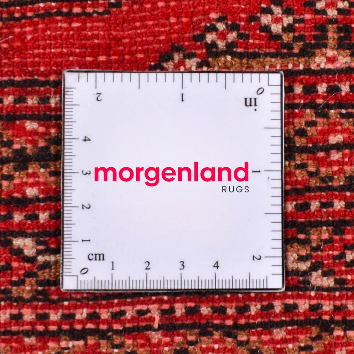 Alfombra Turkaman - 189 x 130 cm - rojo