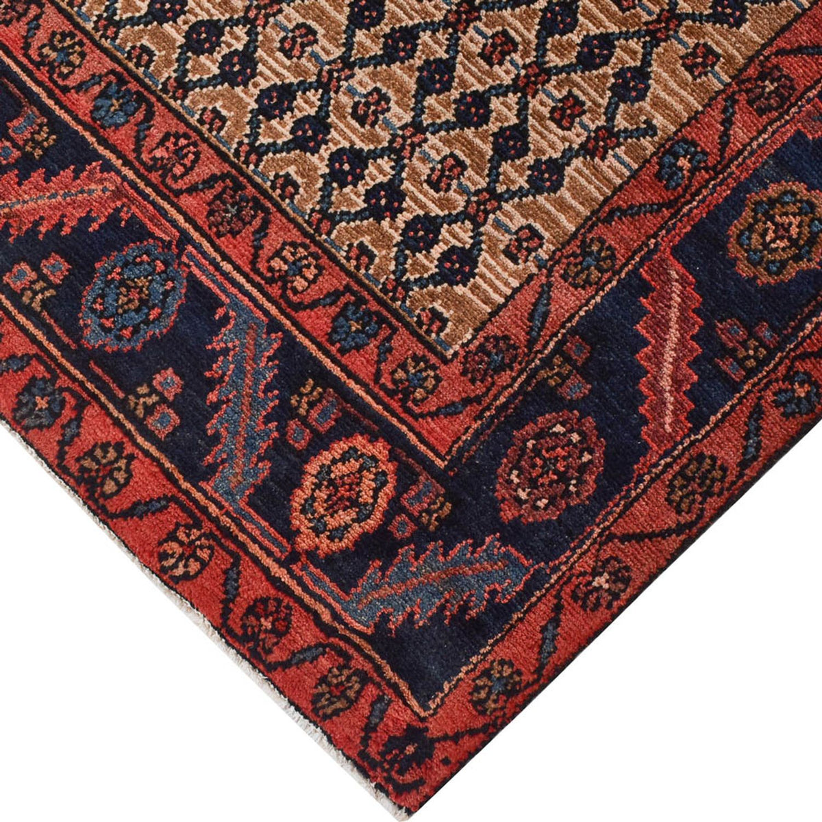 Alfombra persa - Nómada - 198 x 123 cm - multicolor