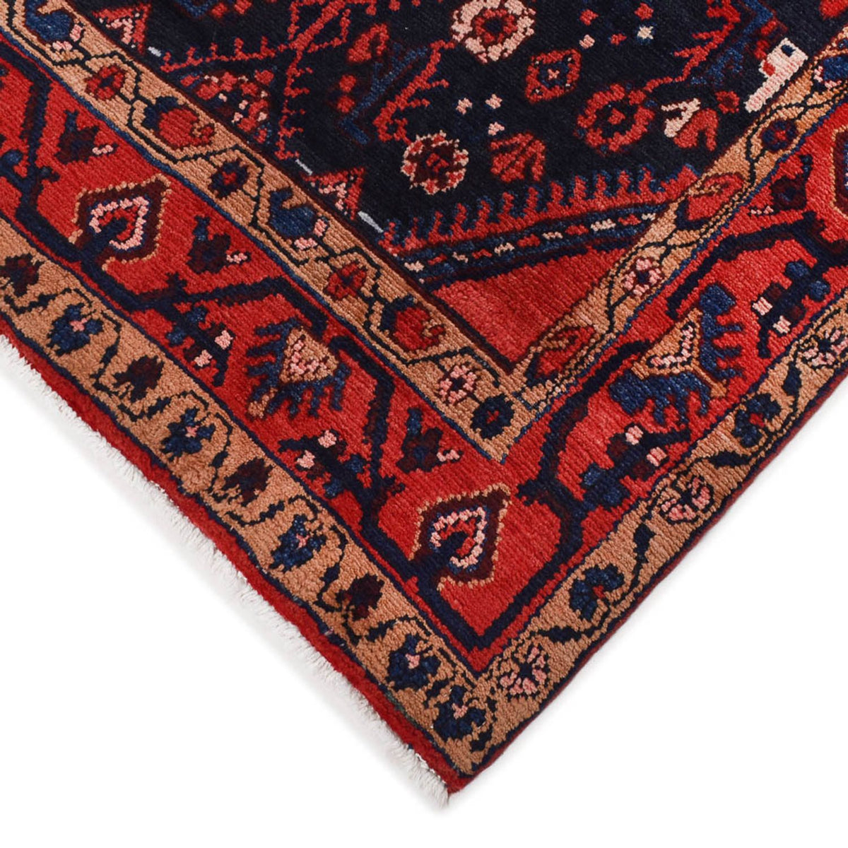 Alfombra persa - Nómada - 173 x 111 cm - azul oscuro