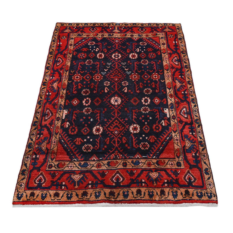 Alfombra persa - Nómada - 173 x 111 cm - azul oscuro