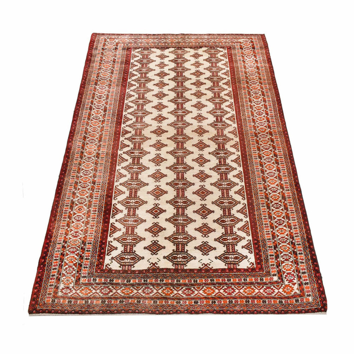 Alfombra Turkaman - 204 x 121 cm - beige