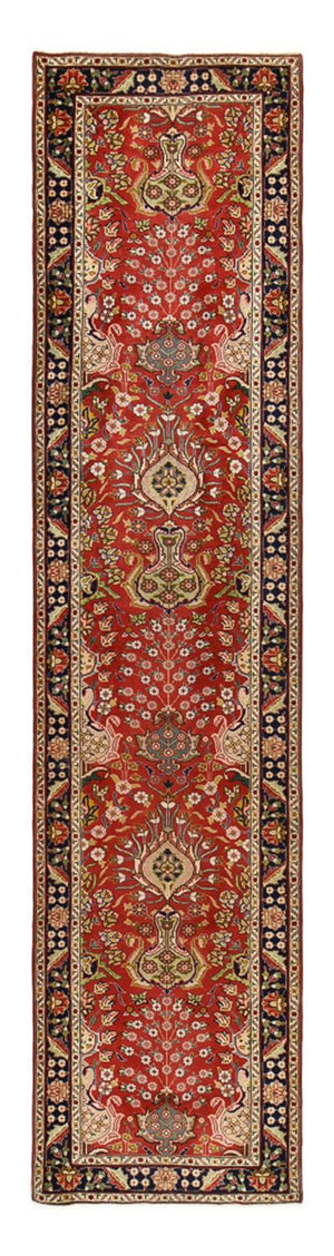 Alfombra de pasillo Alfombra persa - Tabriz - 400 x 92 cm - rojo
