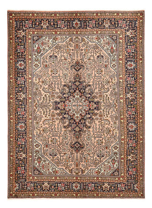 Alfombra persa - Tabriz - 291 x 206 cm - rojo claro
