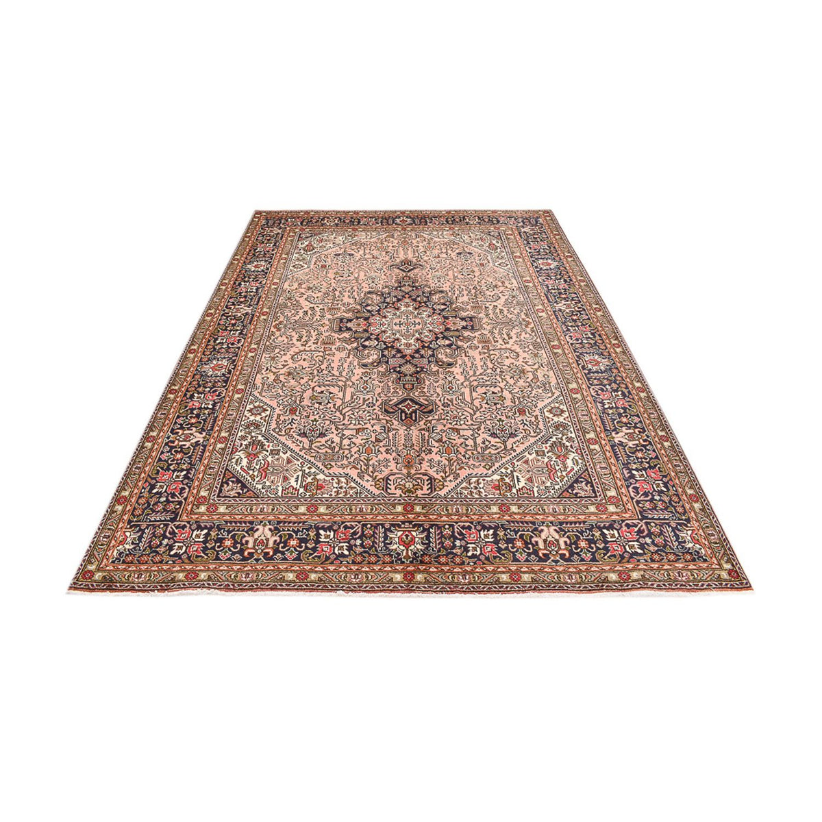 Alfombra persa - Tabriz - 291 x 206 cm - rojo claro