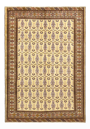 Alfombra Turkaman - 213 x 146 cm - beige claro