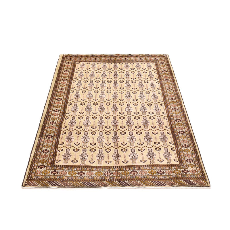 Alfombra Turkaman - 213 x 146 cm - beige claro