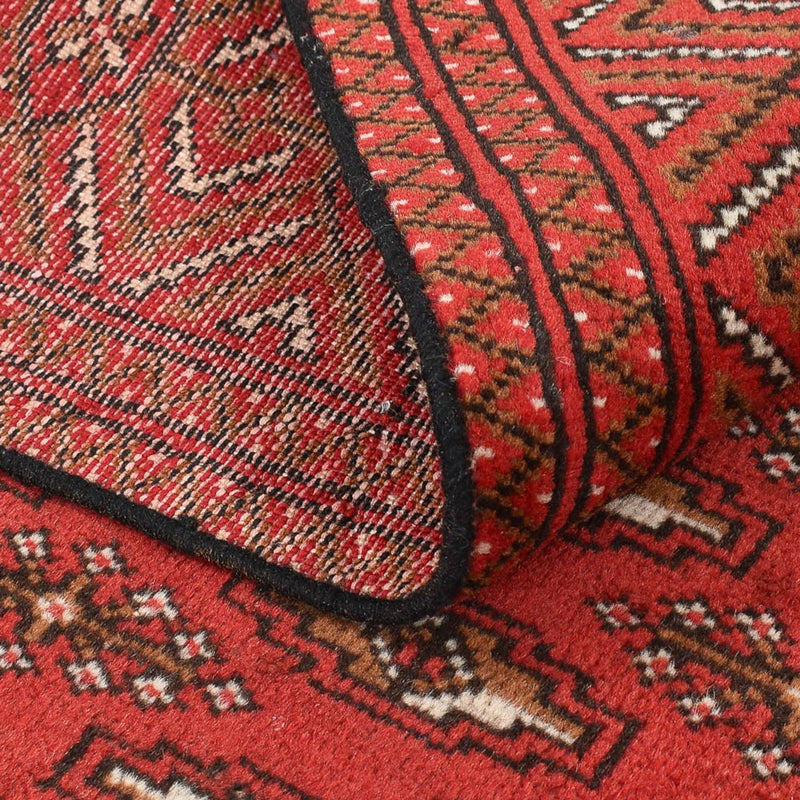 Alfombra Turkaman - 186 x 125 cm - rojo