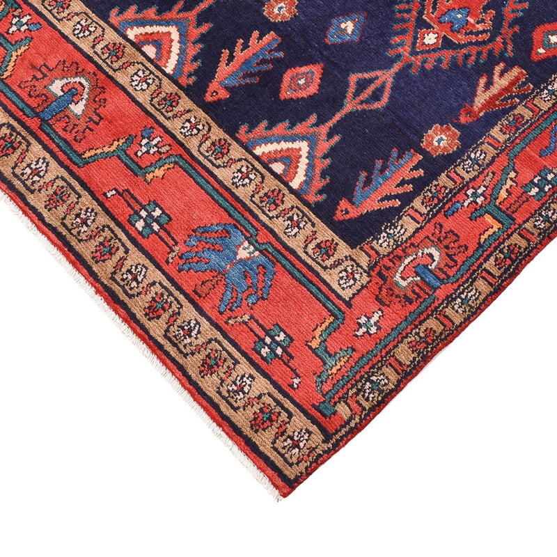 Alfombra persa - Nómada - 250 x 142 cm - azul oscuro