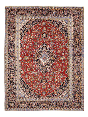 Alfombra persa - Keshan - 378 x 285 cm - rojo