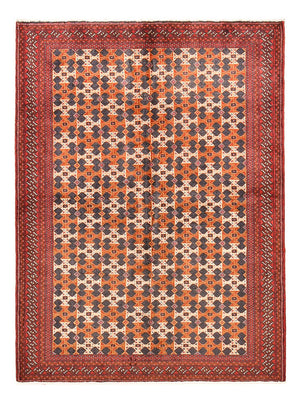 Alfombra Turkaman - 177 x 123 cm - rojo
