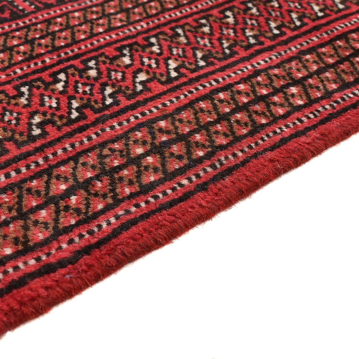 Alfombra Turkaman - 190 x 129 cm - rojo