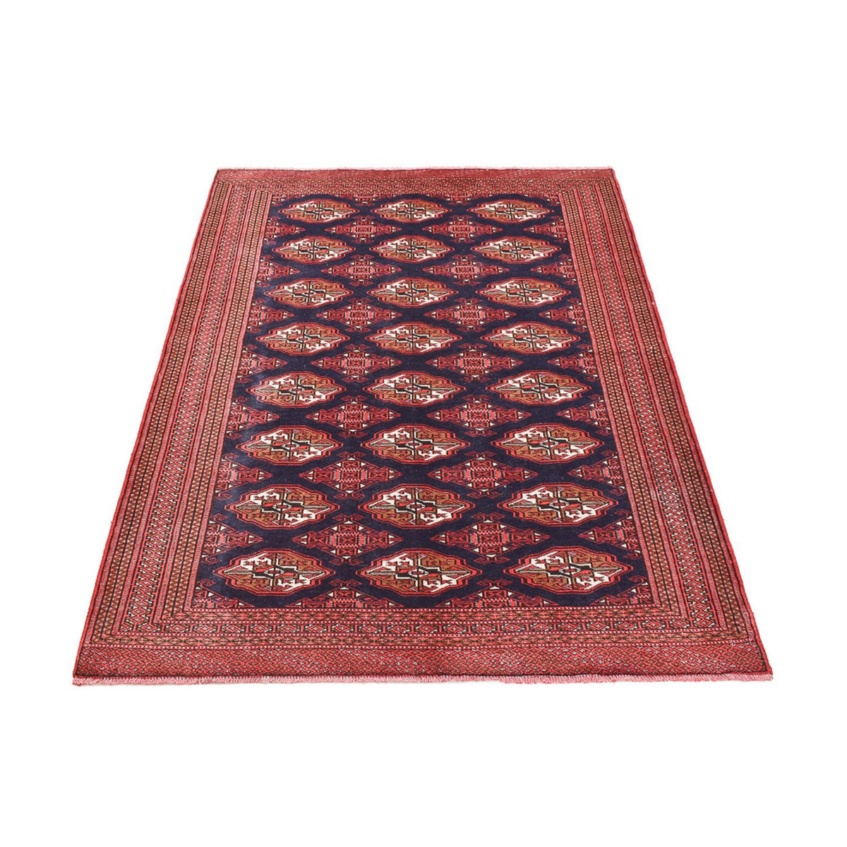 Alfombra Turkaman - 190 x 129 cm - rojo
