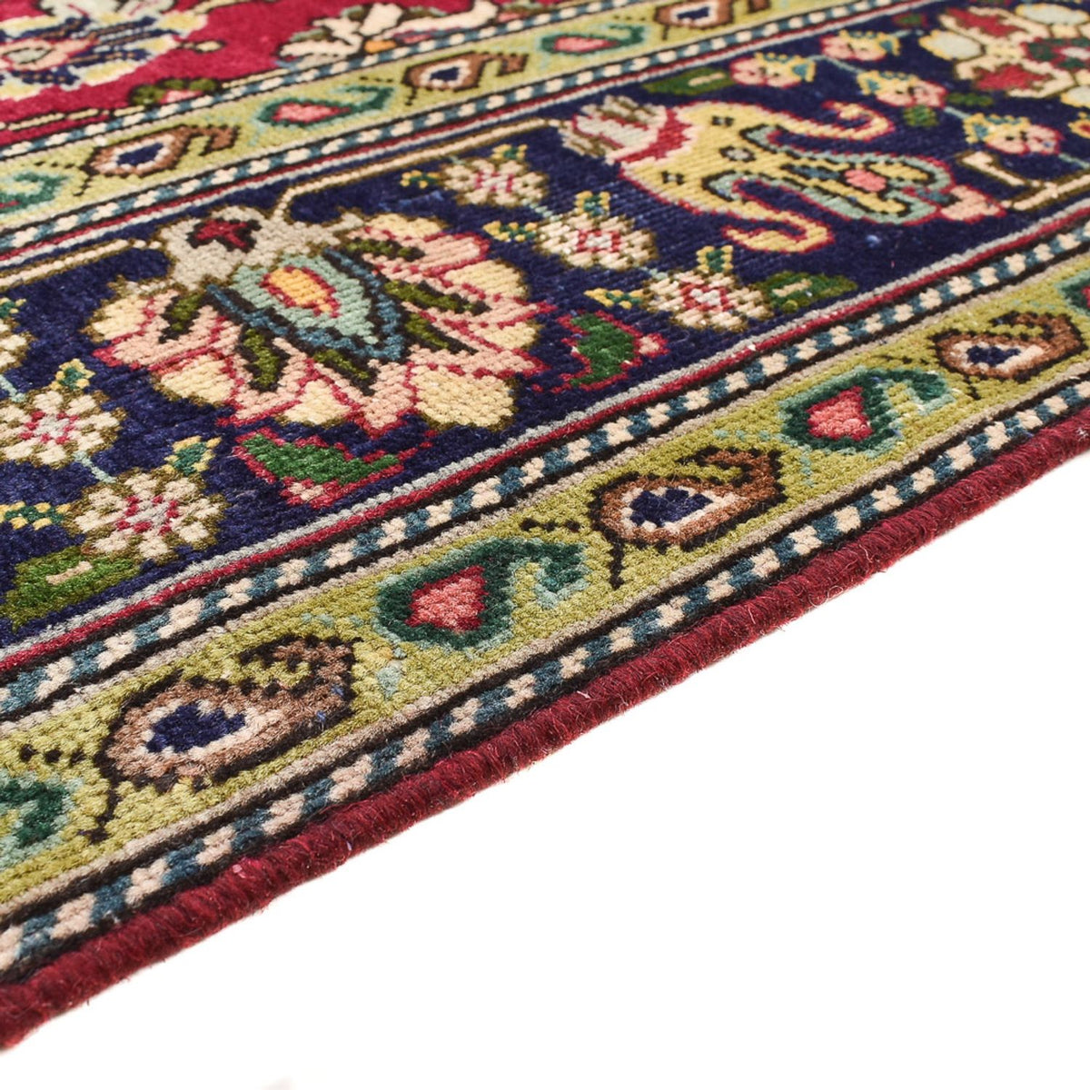 Alfombra persa - Tabriz - 198 x 142 cm - rojo