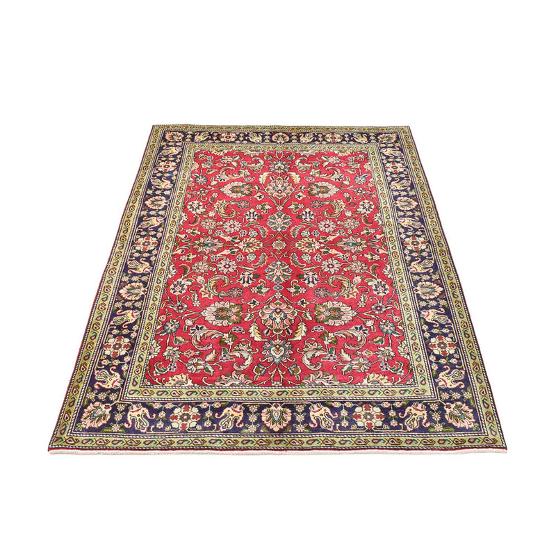 Alfombra persa - Tabriz - 198 x 142 cm - rojo