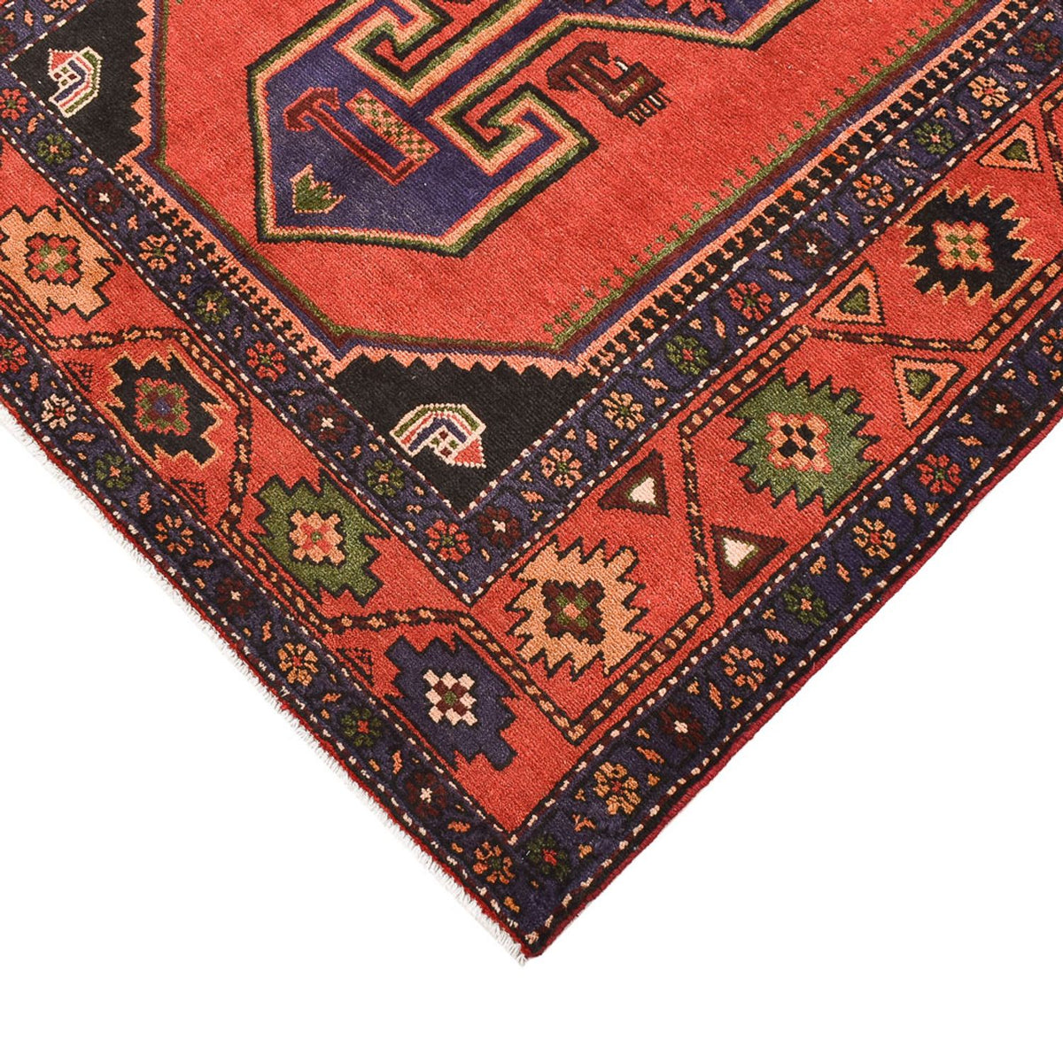 Alfombra persa - Bidjar - 226 x 136 cm - naranja