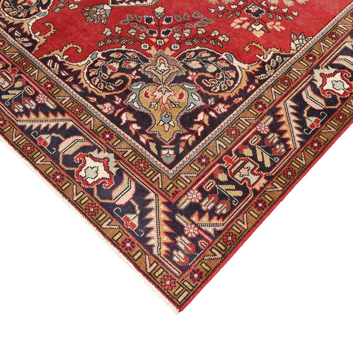 Alfombra persa - Tabriz - 297 x 198 cm - rojo