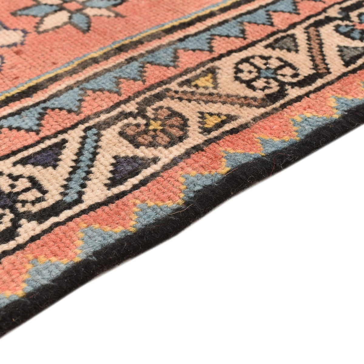 Alfombra persa - Nómada - 141 x 103 cm - rojo claro