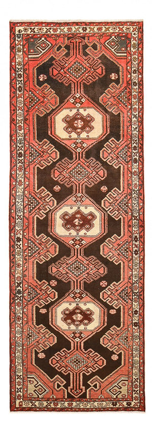 Alfombra de pasillo Alfombra persa - Nómada - 318 x 109 cm - terracota