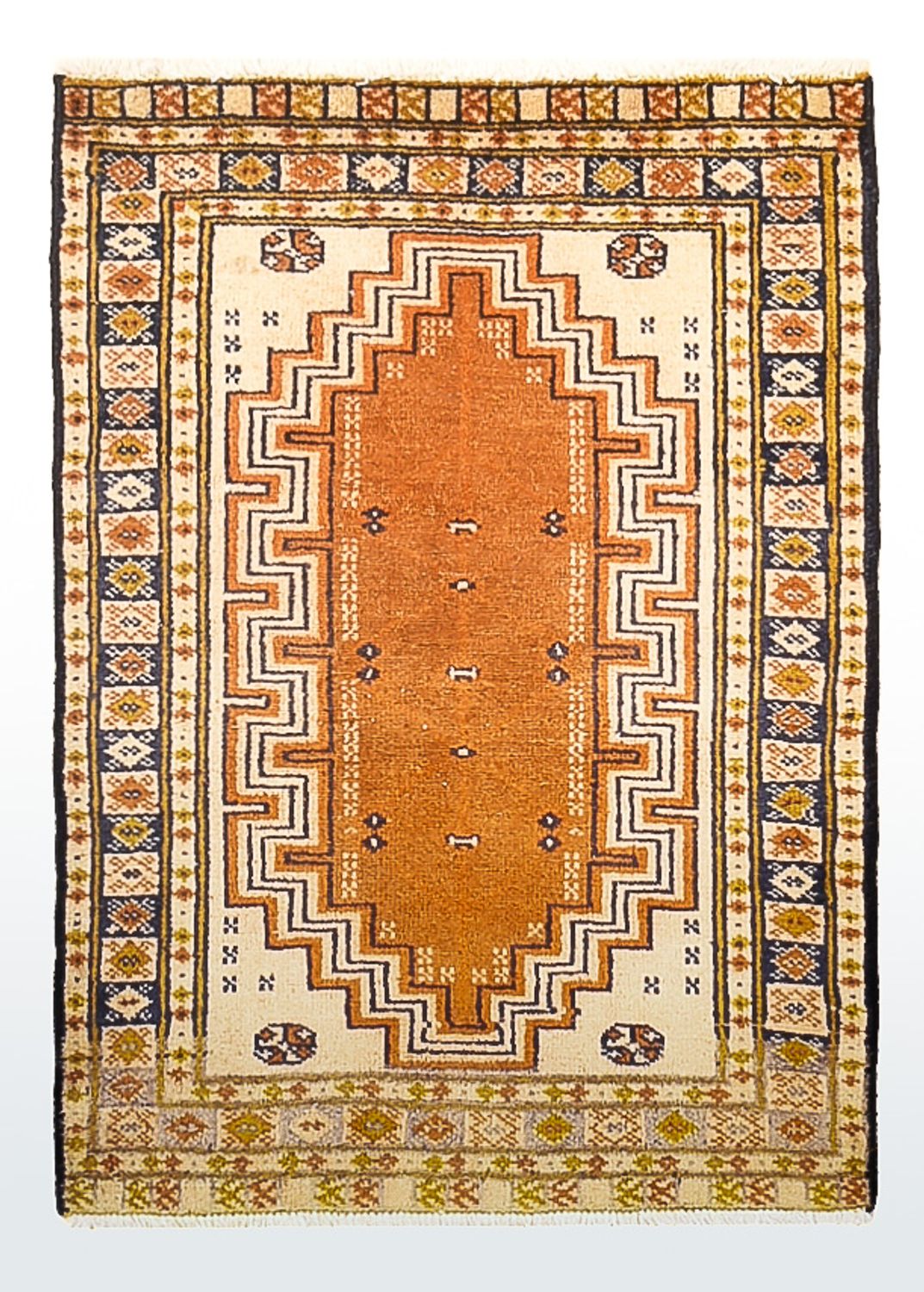 Alfombra Turkaman - 86 x 56 cm - multicolor