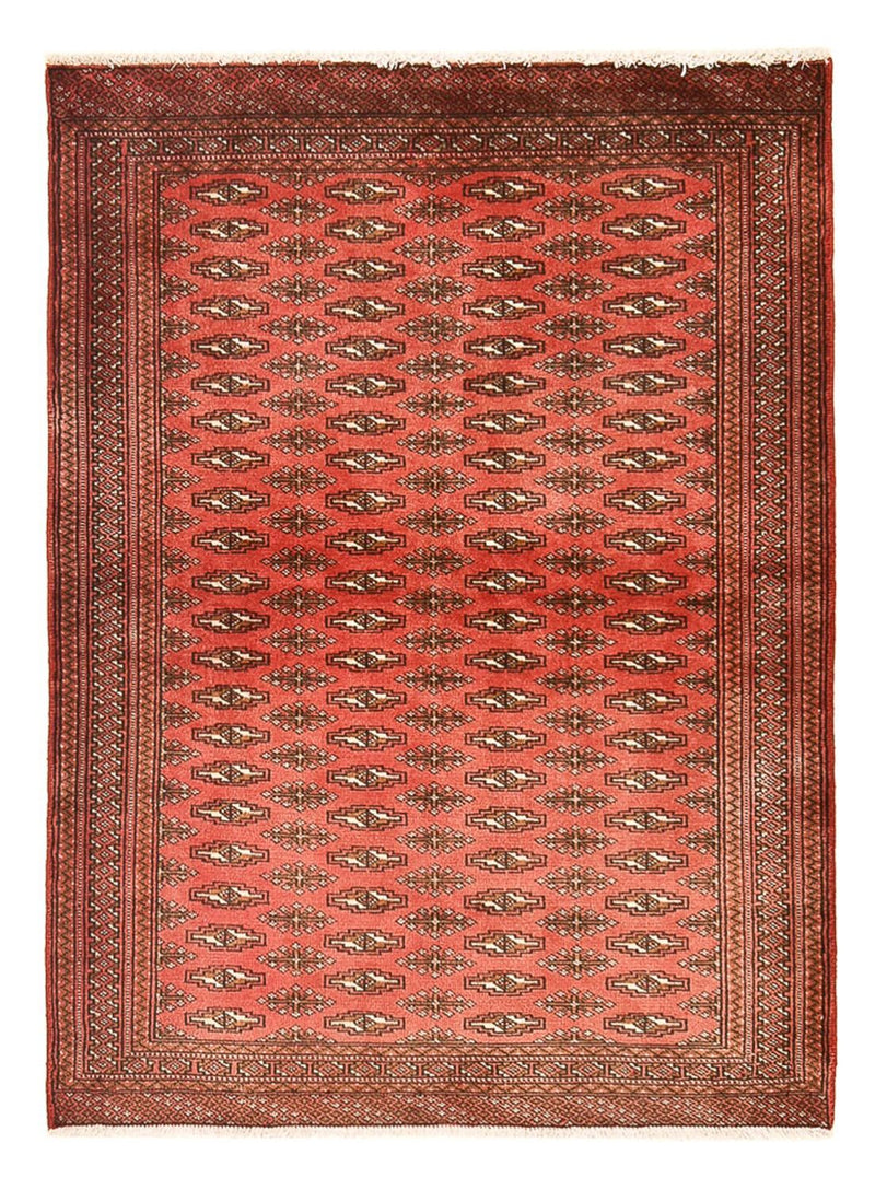 Alfombra Turkaman - 140 x 104 cm - rojo