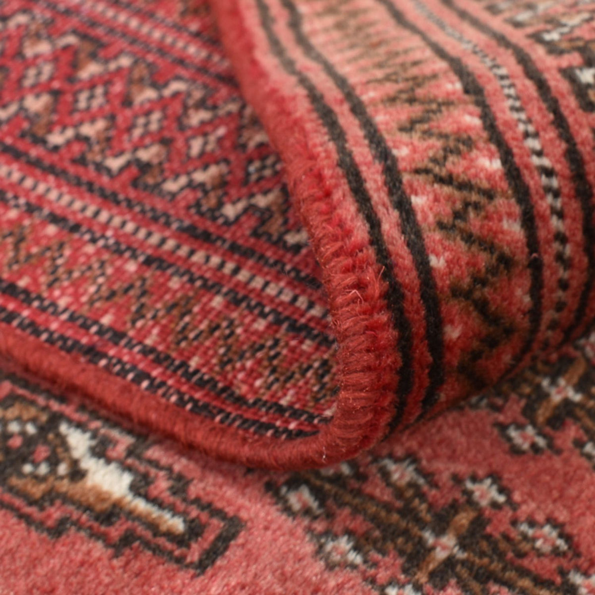 Alfombra Turkaman - 140 x 104 cm - rojo