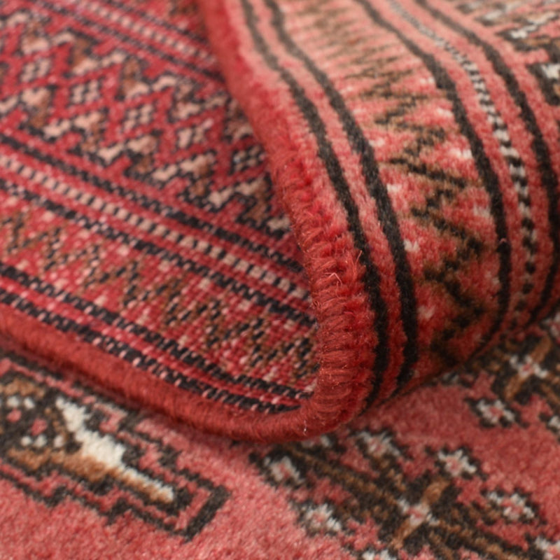 Alfombra Turkaman - 140 x 104 cm - rojo