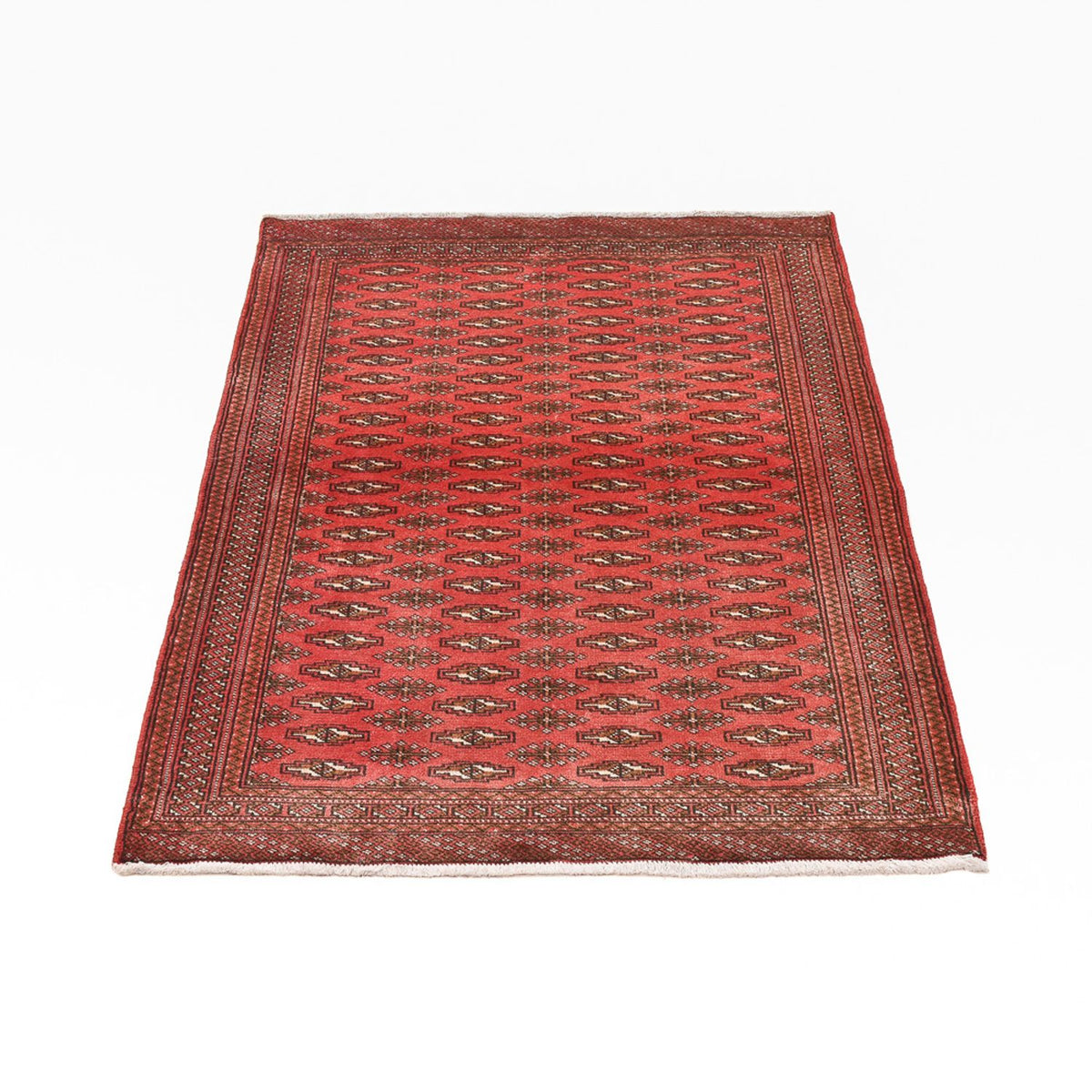 Alfombra Turkaman - 140 x 104 cm - rojo